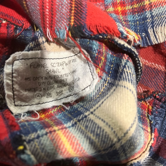 Greg Lauren scrap-work flannel. Size 3 (Large) - Picture 3 of 7